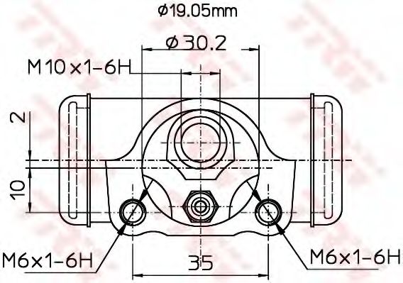 Imagine Cilindru receptor frana TRW BWD337