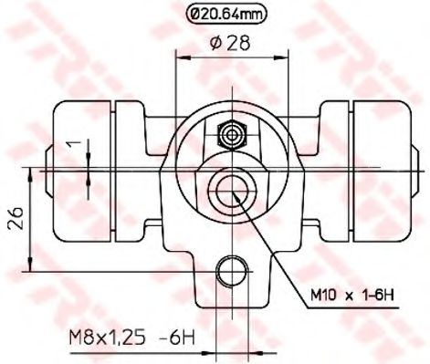 Imagine Cilindru receptor frana TRW BWF164