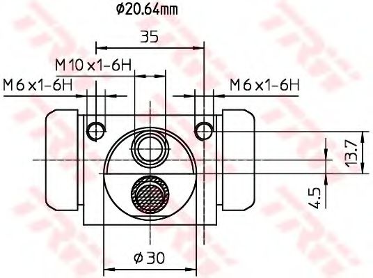 Imagine Cilindru receptor frana TRW BWF318