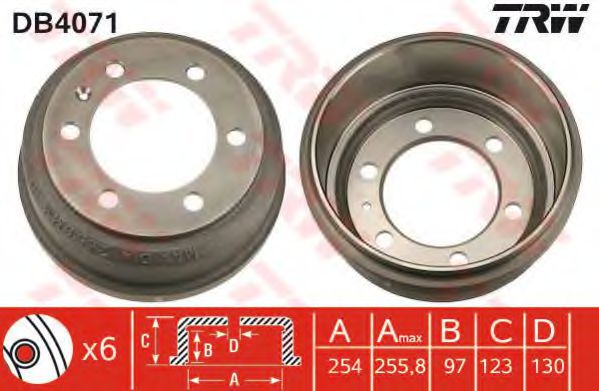 Imagine Tambur frana TRW DB4071