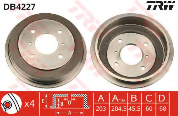 Imagine Tambur frana TRW DB4227