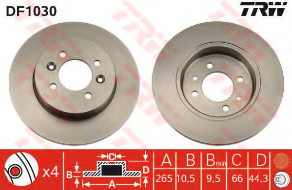 Imagine Disc frana TRW DF1030