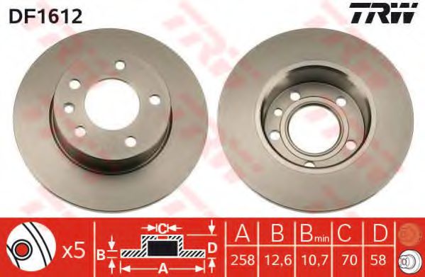 Imagine Disc frana TRW DF1612