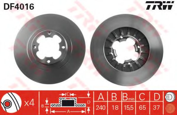 Imagine Disc frana TRW DF4016