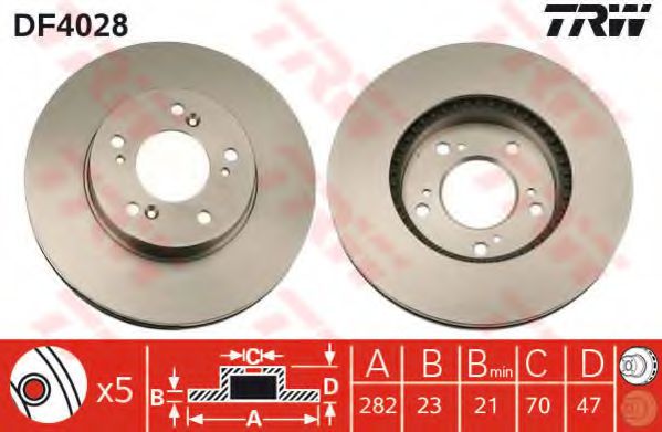 Imagine Disc frana TRW DF4028