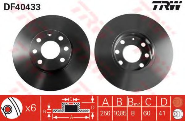 Imagine Disc frana TRW DF4043