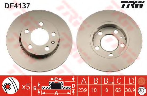 Imagine Disc frana TRW DF4137