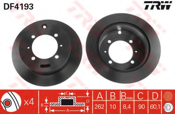 Imagine Disc frana TRW DF4193