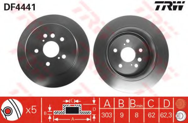 Imagine Disc frana TRW DF4441