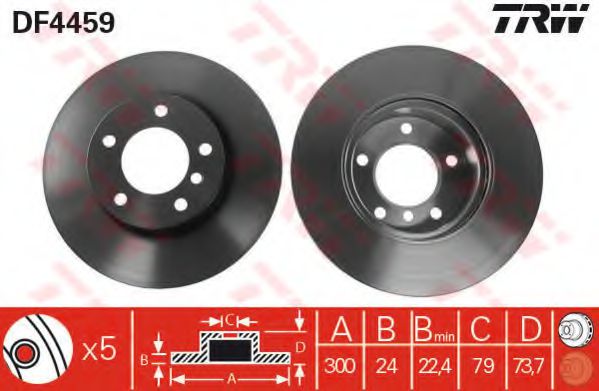 Imagine Disc frana TRW DF4459