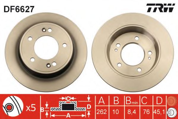 Imagine Disc frana TRW DF6627