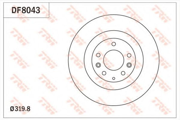 Imagine Disc frana TRW DF8043