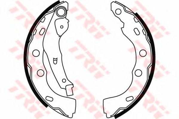 Imagine Set saboti frana TRW GS8727