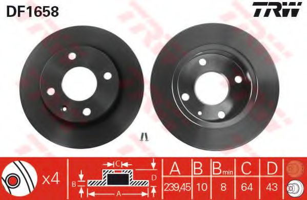 Imagine Set frana, frana disc TRW GTD1030