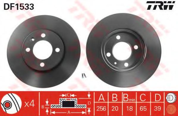 Imagine Set frana, frana disc TRW GTD1076