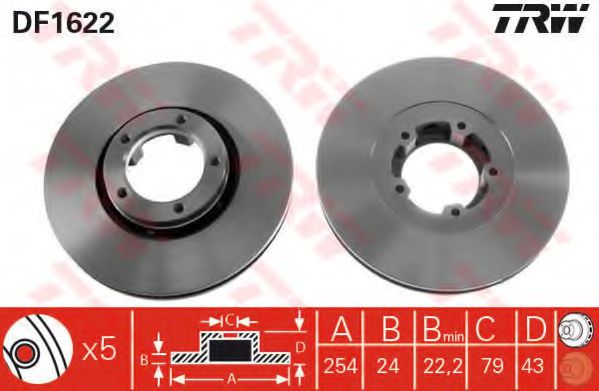 Imagine Set frana, frana disc TRW GTD1091