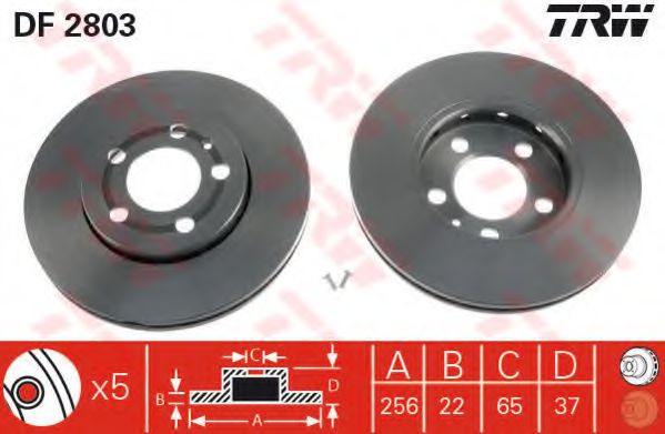 Imagine Set frana, frana disc TRW GTD1119