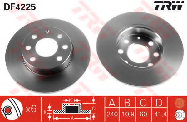 Imagine Set frana, frana disc TRW GTD1162