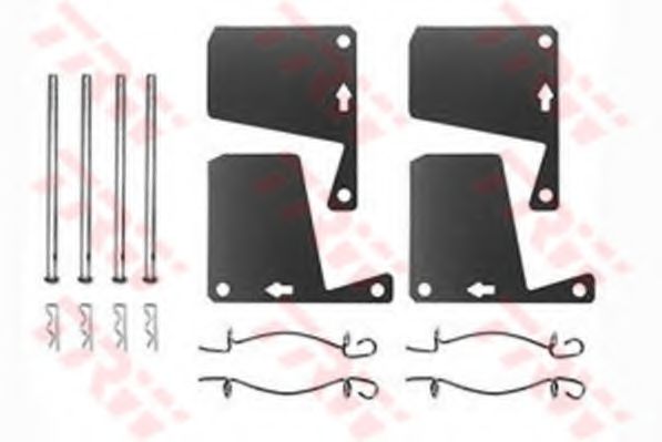 Imagine Set accesorii, placute frana TRW PFK255