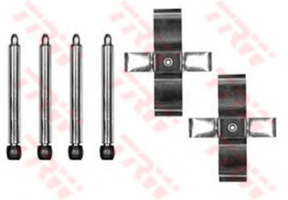 Imagine Set accesorii, placute frana TRW PFK379