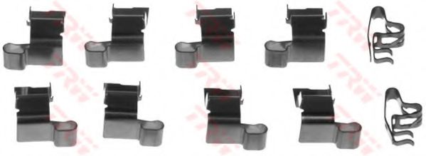 Imagine Set accesorii, placute frana TRW PFK526