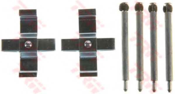 Set accesorii, placute frana TRW PFK561