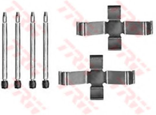 Imagine Set accesorii, placute frana TRW PFK69