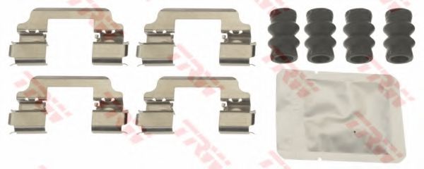 Set accesorii, placute frana TRW PFK692