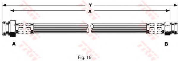 Imagine Furtun frana TRW PHA301