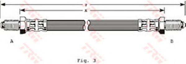 Imagine Furtun frana TRW PHC116