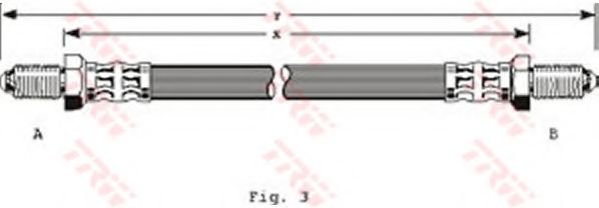 Imagine Furtun frana TRW PHC118