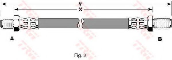Imagine Furtun frana TRW PHC227