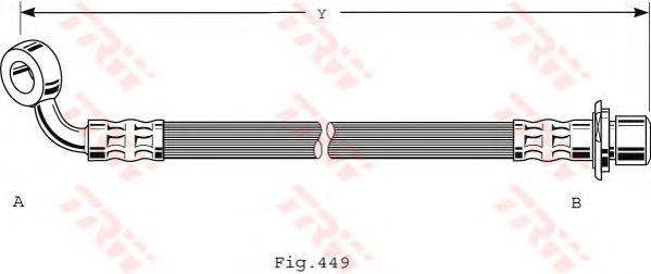 Imagine Furtun frana TRW PHD473