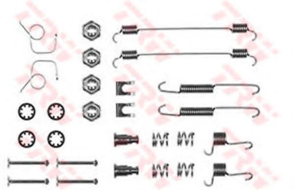 Imagine Set accesorii, sabot de frana TRW SFK105