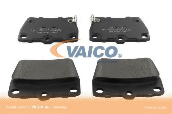 Imagine set placute frana,frana disc VAICO V70-0026