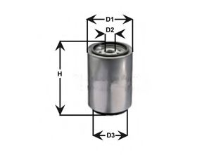 Imagine filtru combustibil CLEAN FILTERS DNW2508