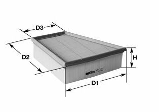 Imagine Filtru aer CLEAN FILTERS MA1162