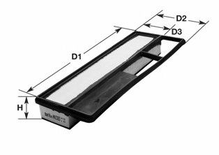 Imagine Filtru aer CLEAN FILTERS MA1365