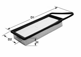 Imagine Filtru aer CLEAN FILTERS MA3136