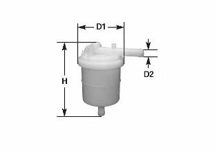 Imagine filtru combustibil CLEAN FILTERS MBNA1510