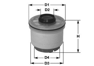 Imagine filtru combustibil CLEAN FILTERS MG3609