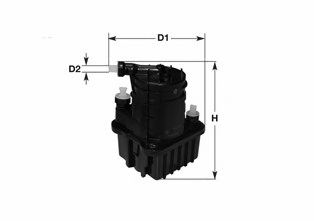 Imagine filtru combustibil CLEAN FILTERS MGC1686