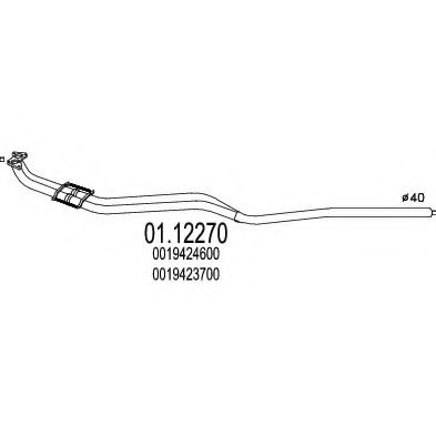 Racord evacuare MTS 01.12270