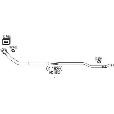 Racord evacuare MTS 01.16250