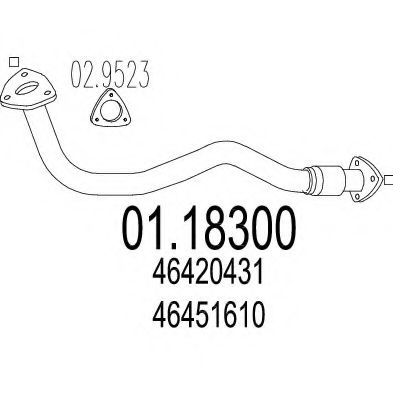 Racord evacuare MTS 01.18300