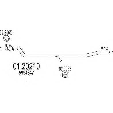 Imagine Racord evacuare MTS 01.20210
