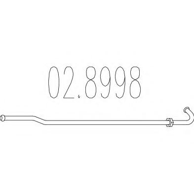 Conector teava, sistem de esapament MTS 02.8998