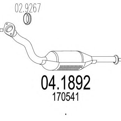Catalizator MTS 04.1892