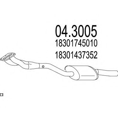 Catalizator MTS 04.3005