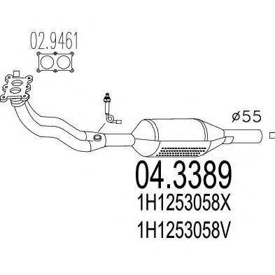 Imagine Catalizator MTS 04.3389